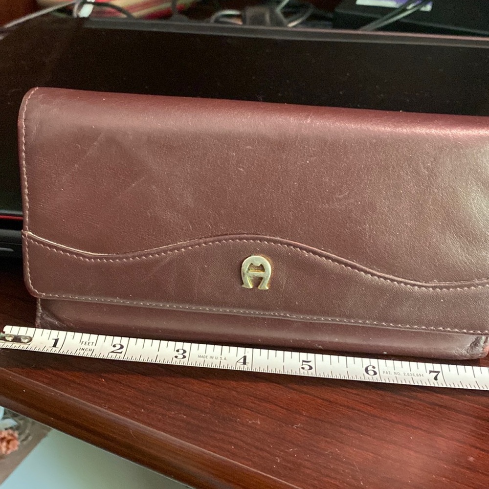 Nice Aigner wallet in wine color